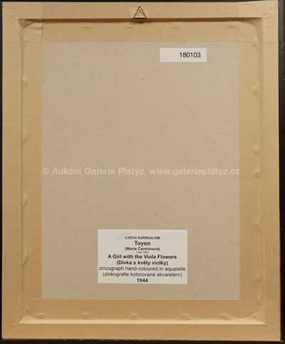  / Dívka s květy violky / Marie Čermínová - Toyen