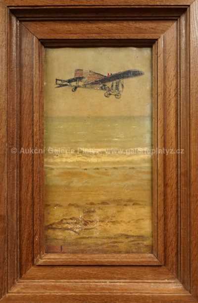 Neznačeno - Louis Blériot nad La Manche