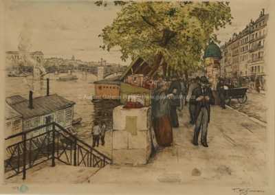  / Nábřeží v Paříži / František Tavík Šimon