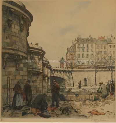  / Vetešníci pod mostem Pont Neuf / František Tavík Šimon
