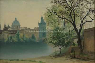  / Pražský motiv / Josef Štefan Maleček