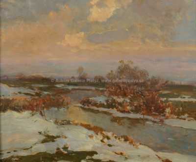  / Červánky nad říčkou / Josef Ullmann