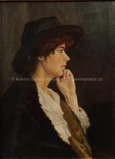  / Zasněná / František Ženíšek