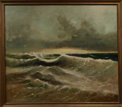 Autor neurčen - Rozbouřené moře