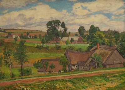  / Letní den na vsi / Bohuslav Dvořák
