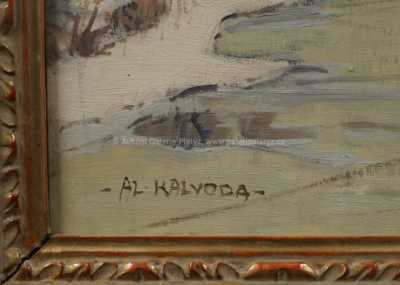  / Zamrzlá říčka / Alois Kalvoda