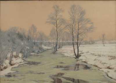  / Zamrzlá říčka / Alois Kalvoda