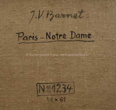  / Paris - Notre Dame / Josef Václav Směšný - Barnet