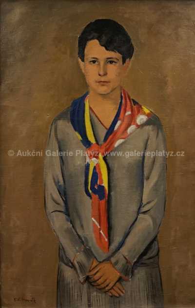  / Portrét ženy / Václav Vojtěch Novák