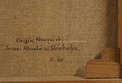  / Jezero Atterzské od Steinbachu / Jan  Novopacký