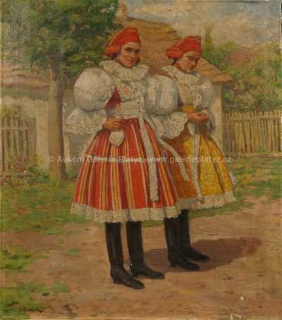  / Krojovaná děvčata / Josef (Joža) Koudelka