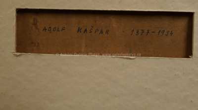  / Bárka u břehu / Adolf  Kašpar