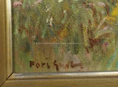  / Šípkový keř v květu / Gustav  Porš