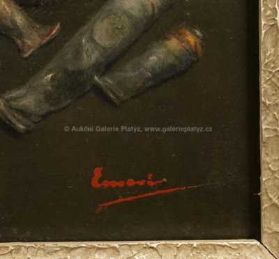  / Zátiší s maskami /   Autor neurčen