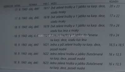  / Ovocné zátiší / Václav Špála