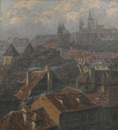  / Malostranské střechy / Josef Písecký (Liška)