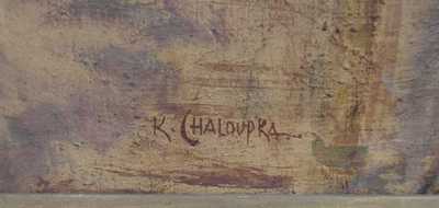  / Sedící akt / Karel Chaloupka