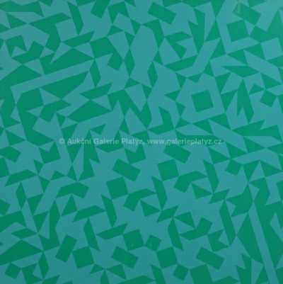  / Zelenomodrá struktura / Zdeněk Sýkora
