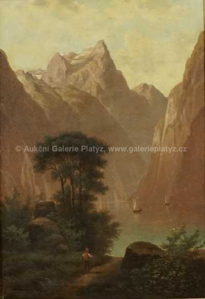  / Horské jezero /   Autor neurčen