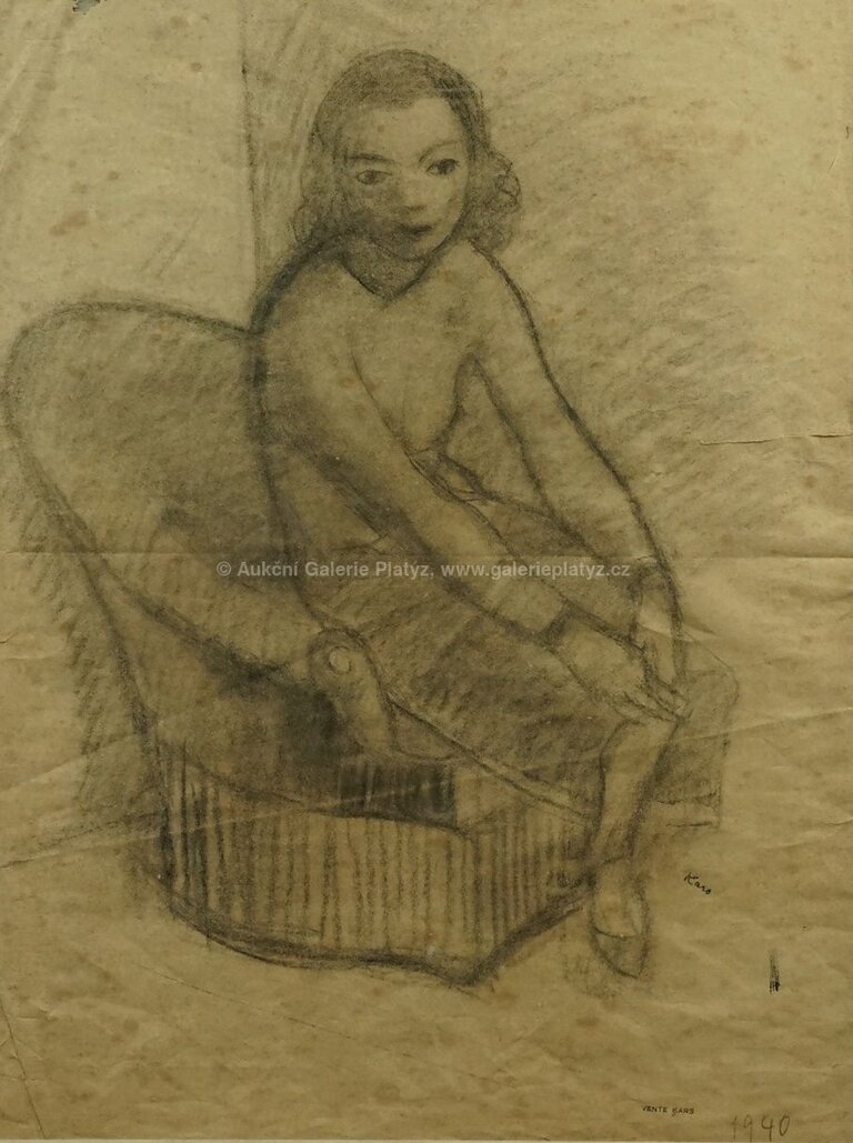  / Dívka na pohovce / Georges Kars