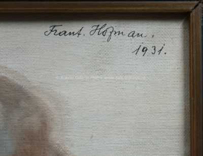  / Portrét dívky / František Hofman