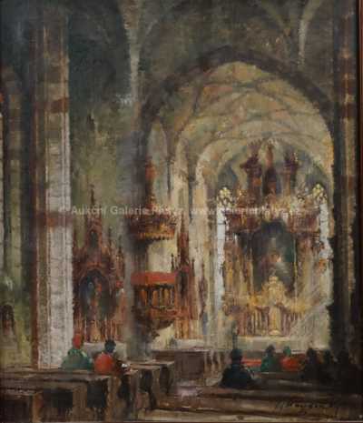  / Interiér chrámu / Josef Jiří Kamenický