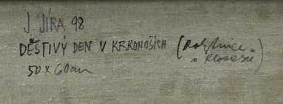  / Deštivý den v Krkonoších / Josef Jíra