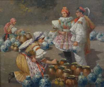  / Na hrnčířském trhu / Josef Jiří Kamenický