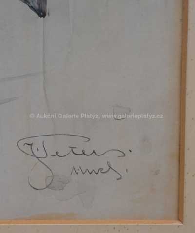  / V kavárně / Otto Peters