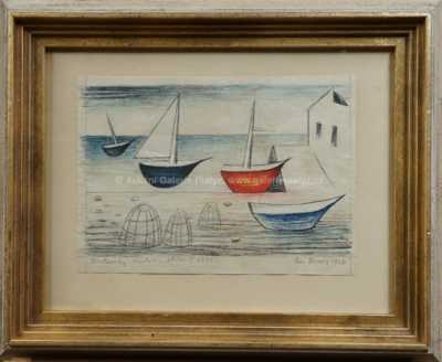 Jan Zrzavý - Bretaňský přístav - skica II.