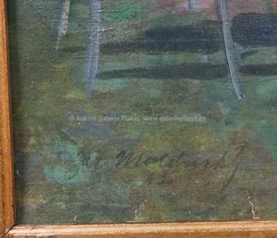  / V zahradní restauraci / Jaroslav Malinský