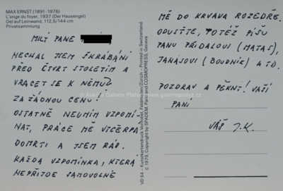 / Pohlednice (koláž) / Jiří Kolář