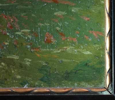  / Před starou roubenkou / Karel Langer