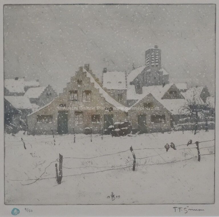  / Zima ve Francii / František Tavík Šimon