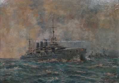  / Konvoj bitevních lodí / Vilém  Kreibich