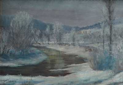 / Zimní říčka / František Kaván