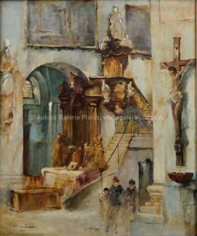  / Interiér kostela / Václav F. Ulšmíd