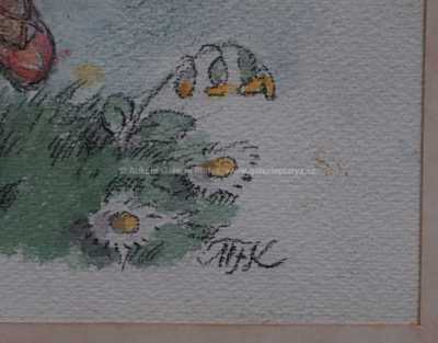  / Dívka s psíkem / Marie Fischerová – Kvěchová