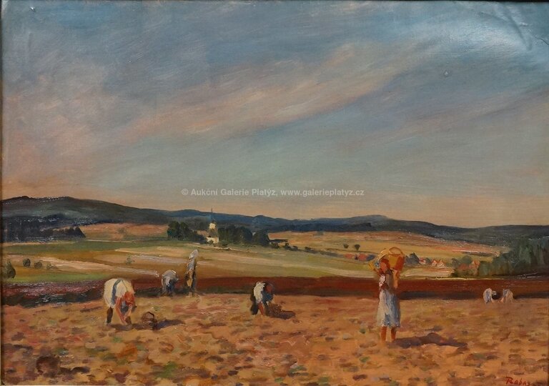 / Při sklizni / Václav Rabas