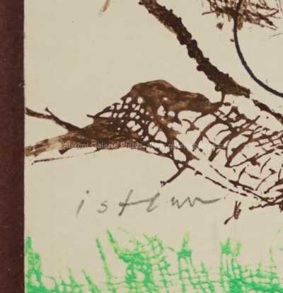  / Kompozice s fáčem III. / Josef  Istler