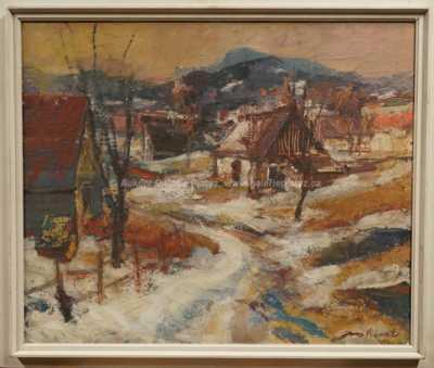  / Zimní vesnička / Miroslav Jan Sládek