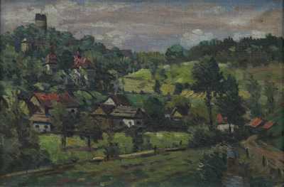  / Vesnička v podhradí / Jaroslav Šimůnek