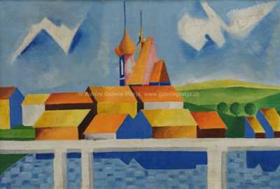  / Pohled na město /   Autor neurčen