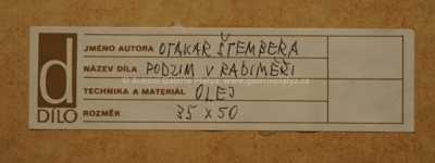  / Podzim v Radiměři / Otakar Štembera