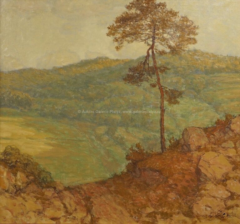  / Podzimní krajina / Josef Písecký (Liška)