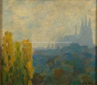  / Pohled na Pražský hrad / Josef Král