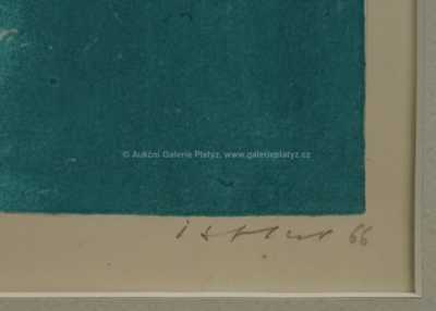  / Modrá hlava / Josef  Istler