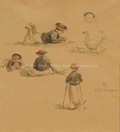  / Studie kreseb /   Autor neurčen