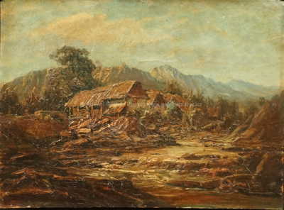  / Řeka pod horami / A. B. Piepenhagen