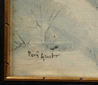  / Zasněžený potok / Gustav  Porš